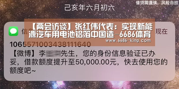 【两会访谈】张红伟代表:实现新能源汽车用电池铝箔中国造-6686体育APP(图4) 6686体育